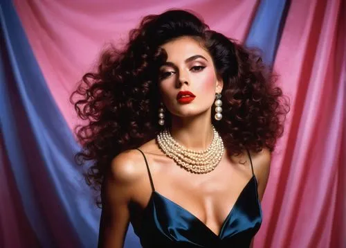 elizabeth taylor-hollywood,elizabeth taylor,joan collins-hollywood,pretty woman,pearl necklace,sigourney weave,1980's,1980s,80s,queen,retro woman,retro women,glamor,aging icon,fabulous,jewels,glamorous,pearl necklaces,birds of prey-night,rockabella,Conceptual Art,Daily,Daily 18