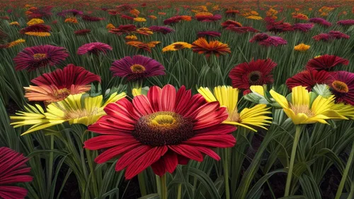 blanket flowers,gerbera daisies,colorful flowers,flowers png,flowers field,flower field,field of flowers,indian blanket,zinnias,blanket of flowers,australian daisies,colorful daisy,field flowers,african daisies,flowers of the field,gerbera,gaillardia,blooming field,coneflowers,bright flowers,Realistic,Foods,Fruits