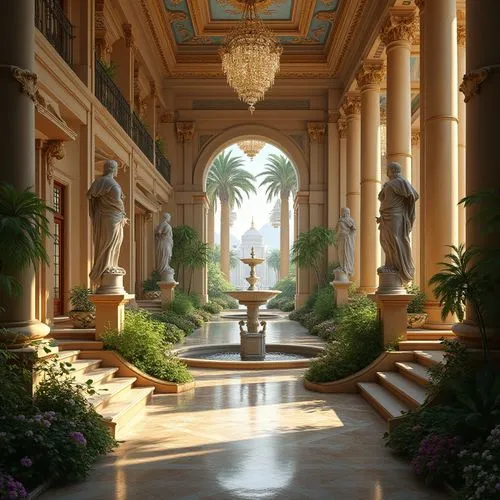 neoclassical,glyptotek,marble palace,pillars,caesars palace,neoclassicism,atriums,conservatory,columns,neoclassic,caesars,palladianism,lobby,egyptian temple,artemis temple,paradisus,royal palms,vittoriano,cochere,neoclassicist,Photography,General,Realistic