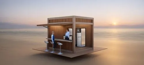 cube stilt houses,lifeguard tower,wooden sauna,beach furniture,water dispenser,sand timer,kiosk,message in a bottle,sandglass,diving bell,wooden mockup,stilt house,miniature house,3d render,wishing well,stilt houses,cube sea,interactive kiosk,beer dispenser,puppet theatre,Common,Common,None