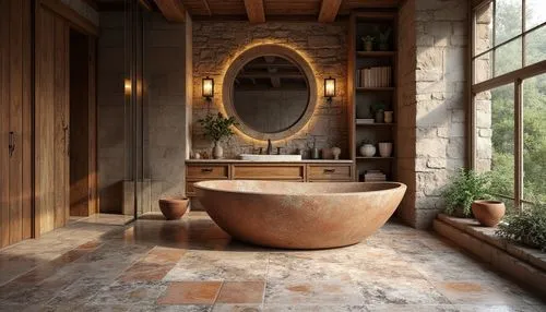 luxury bathroom,bath room,bathtub,tub,bath,bathtubs,stone sink,rustic,rustic aesthetic,bathroom,hamam,amanresorts,wash basin,washbasin,spa,bath accessories,baths,kohler,ceramiche,taking a bath,Photography,General,Realistic