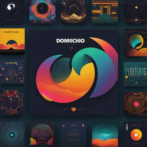 Design visually stunning covers for playlists,circle icons,currents,elements,komodo,dribbble,bonobo,chromatic,dimensional,spotify icon,boomerang,abstract design,orbiting,abstract shapes,harmonic,commu