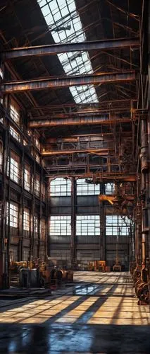 abandoned factory,empty factory,industrial hall,industrial ruin,industrial landscape,warehouses,warehouse,factory hall,old factory,dogpatch,factories,usine,manufactory,industrielles,industrie,hangars,industrielle,industrial plant,steel mill,industrial,Illustration,Abstract Fantasy,Abstract Fantasy 21