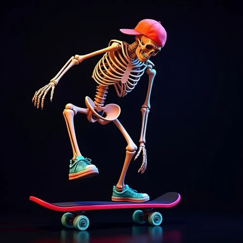 vintage skeleton,skelly,skelemani,skeletal,skeleltt,skater