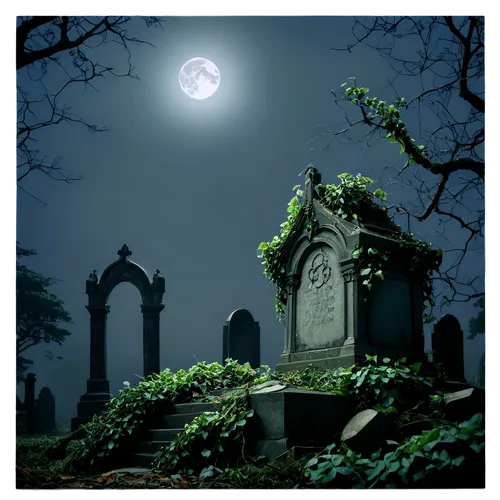 graveyards,halloween background,old graveyard,cemetary,graveside,tombstones,resting place,grave stones,gravestones,sepulcher,burial ground,cemetry,moonlit night,graveyard,magnolia cemetery,cemetery,halloween frame,grave light,mouring,necropolis,Illustration,Japanese style,Japanese Style 10