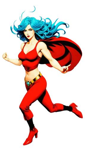 darna,derivable,firedancer,sprint woman,red super hero,elektra,superheroine,superhero background,super heroine,supergirl,fantasy woman,flamebird,scarlet witch,femforce,harmonix,dazzler,wonderwoman,etheria,dancing flames,goddess of justice,Illustration,Retro,Retro 17