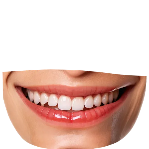 White teeth, shiny surface, slightly opened mouth, dental camera flash, detailed gum lines, front eight teeth visible, slight overbite, 3/4 composition, close-up shot, softbox lighting, high contrast,