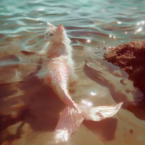 turkish van,mermaid background,mermaid,sea animal,believe in mermaids,axolotl,mermaid tail,underwater background,underwater fish,submerged,exploration of the sea,merfolk,foxface fish,small fish,fish i