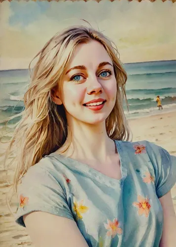 beach background,magnolieacease,portrait background,olallieberry,malibu,silphie,photo painting,elsa,summer background,ocean background,mermaid background,rainbow background,custom portrait,the blonde in the river,yogananda,girl-in-pop-art,blonde woman,virginia,edit,artist portrait