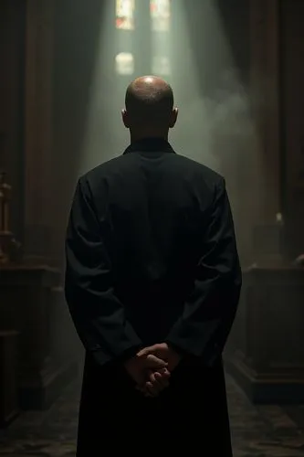 churchillian,man praying,msgr,petyr,penitential,benediction of god the father