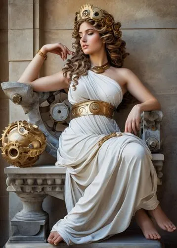 cleopatra,athena,greek mythology,aphrodite,greek myth,caryatid,cybele,classical antiquity,laurel wreath,neoclassic,antiquity,lycaenid,neoclassical,thracian,ancient egyptian girl,priestess,medusa,ephesus,psyche,athenian,Conceptual Art,Fantasy,Fantasy 25