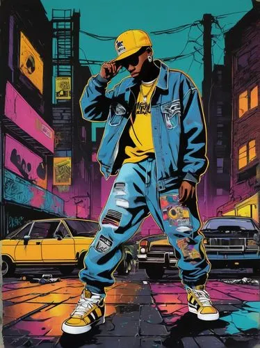 hip-hop,hip hop,hip hop music,hiphop,novelist,gangstar,ice cube,the style of the 80-ies,construction worker,80s,album cover,bobby-car,blue-collar worker,cd cover,90s,bronx,smooth criminal,rapper,dig it up,marshall,Illustration,Black and White,Black and White 02