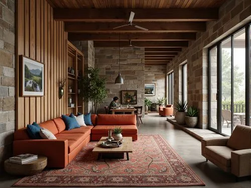 mid century modern,mid century house,contemporary decor,amanresorts,living room,sitting room,midcentury,home interior,minotti,mid century,livingroom,mahdavi,loft,family room,interior modern design,modern decor,corten steel,dunes house,interior decor,lobby