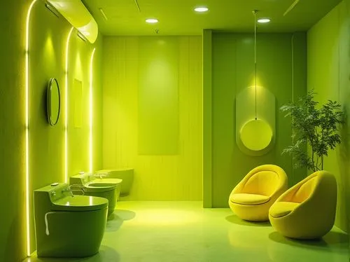 beauty room,mahdavi,luxury bathroom,banyo,bath room,yellow light,yellow wall,brighthouse,yellow wallpaper,rest room,chartreuse,interior decoration,interior design,washroom,banya,therapy room,yellow garden,hammam,washrooms,bathroom,Photography,General,Realistic