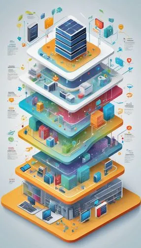 smart city,microarchitecture,supercomputing,building honeycomb,superclusters,cybertown,internet of things,bitkom,microcosms,isometric,microenterprise,netcentric,infosystems,data center,datacenter,modularity,microdistrict,smart home,petabytes,netpulse,Illustration,Vector,Vector 05