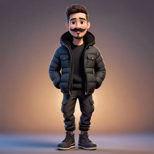 3d figure,3d model,winter clothing,mini e,tracksuit,shia,pubg mascot,winter clothes,actionfigure,stylized,walt,gnome,action figure,parka,game figure,cinema 4d,cute cartoon character,stylish boy,north face,funko,Illustration,Abstract Fantasy,Abstract Fantasy 06