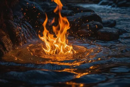 fire and water,lava,fire background,lava river,lava flow,campfire,fire bowl,dancing flames,no water on fire,open flames,molten,fire dance,the eternal flame,lake of fire,volcanic,burning of waste,flame of fire,combustion,fires,embers,Photography,General,Natural