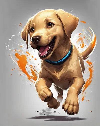 dog illustration,labrador retriever,labrador,vizla,retriever,vizsla,cheerful dog,dog drawing,cute puppy,running dog,twitch icon,puppy pet,dog running,bloodhound,pit mix,puggle,dog pure-breed,pet adoption,dog playing,game illustration,Conceptual Art,Fantasy,Fantasy 26