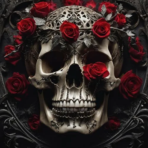 skull bones,memento mori,scull,way of the roses,calavera,dance of death,vanitas,skull sculpture,day of the dead,day of the dead skeleton,skull mask,skull allover,la calavera catrina,skull with crown,day of the dead frame,skull and crossbones,death mask,skull and cross bones,skulls and,scent of roses,Photography,General,Fantasy