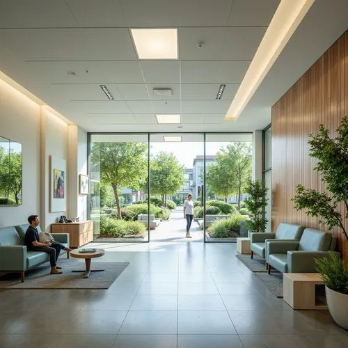 phototherapeutics,medibank,genentech,genzyme,modern office,ohsu,daylighting,cupertino,ucsf,breezeway,atriums,lobby,ucd,healthsouth,headoffice,offices,langara,assay office,sunnybrook,home of apple