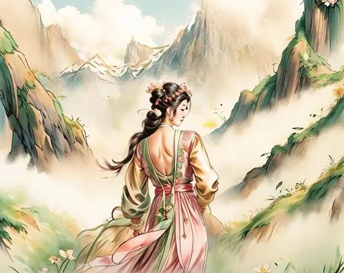 diaochan,hanfu,yuexiu,wuxia,zhui,shennong