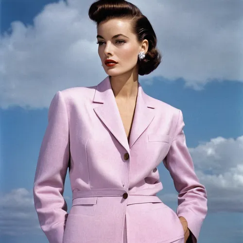 gene tierney,50's style,vintage 1950s,pink magnolia,jane russell-female,audrey hepburn,vintage fashion,model years 1960-63,pink lady,pompadour,fifties,hepburn,1950s,woman in menswear,magnolia,audrey,maureen o'hara - female,bolero jacket,retro women,jane russell,Conceptual Art,Sci-Fi,Sci-Fi 19