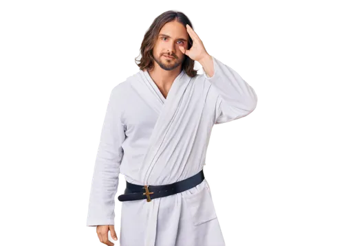 bathrobe,jesus figure,jedi,obi-wan kenobi,pajamas,tallit,son of god,nightwear,imperial coat,luke skywalker,png transparent,middle eastern monk,hospital gown,pjs,clone jesionolistny,religious item,statue jesus,jesus,robe,friar,Illustration,Realistic Fantasy,Realistic Fantasy 36