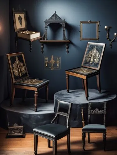 an image of a chair in a room with pictures,danish furniture,antique furniture,thonet,antiquaires,easels,kienholz,Unique,Design,Infographics