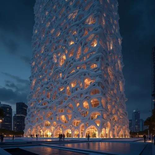 bjarke,heatherwick,building honeycomb,honeycomb structure,cheese grater,vespertine