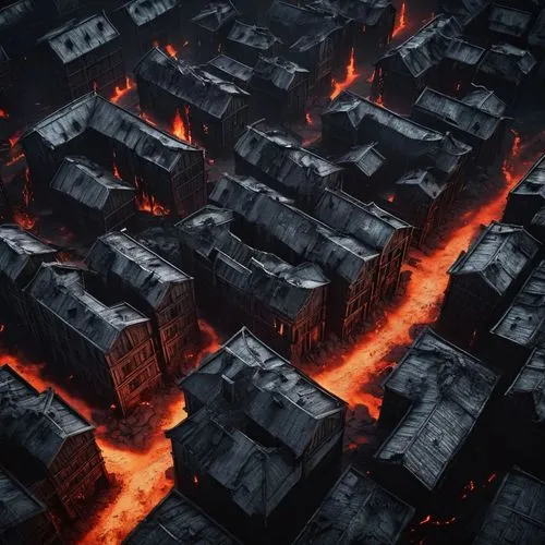 destroyed city,coruscating,coruscant,infernos,alderaan,fire background,Conceptual Art,Fantasy,Fantasy 33