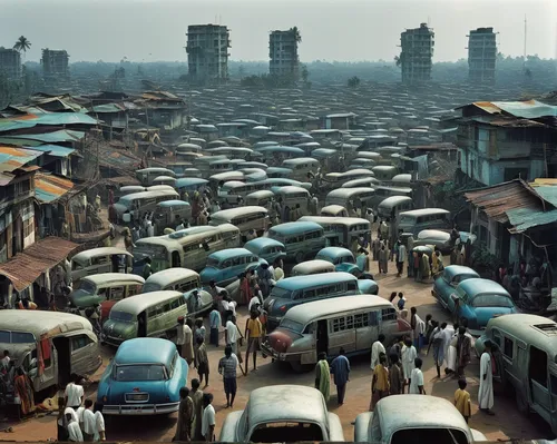 urbanization,addis ababa,slums,traffic queue,congestion,large market,transport and traffic,traffic jams,mumbai,slum,heavy traffic,benin,traffic congestion,nigeria,traffic jam,kampala,rwanda,nairobi,india,bangladesh,Photography,Black and white photography,Black and White Photography 14