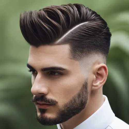 pompadour,mohawk hairstyle,asymmetric cut,pomade,smooth hair,mohawk,rockabilly style,male model,high and tight,quiff,stylograph,layered hair,hairstyle,barber,crew cut,feathered hair,hair shear,management of hair loss,caesar cut,semi-profile,Art,Artistic Painting,Artistic Painting 02