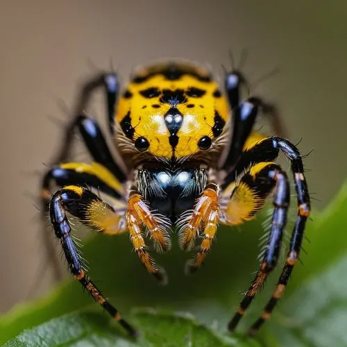 jumping spider,garden spider,european garden spider,araneus diadematus,arachnida,wasp spider,Photography,General,Natural