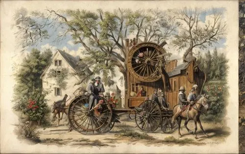 horse and buggy house people,covered wagon,stagecoach,handcart,threshing,old wagon train,straw cart,straw carts,girl with a wheel,wooden wagon,horse-drawn vehicle,horse-drawn carriage,wooden cart,wago