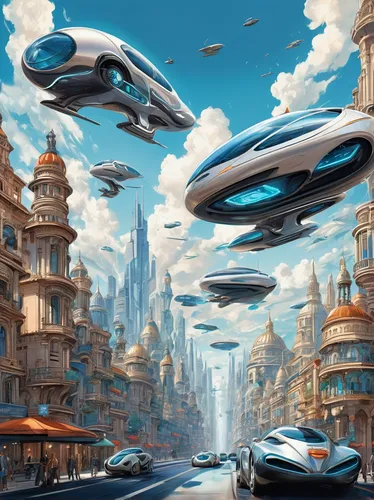 futuristic landscape,airships,sci fiction illustration,sky space concept,scifi,sci fi,futuristic architecture,sci - fi,sci-fi,space ships,fantasy city,ufos,alien world,zeppelins,science-fiction,futuristic,spaceships,science fiction,valerian,alien planet,Photography,Fashion Photography,Fashion Photography 04