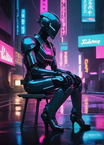 cyberpunk,futuristic,cyber,80s,scifi,mute,nova,80's design,vapor,neon coffee,sci-fi,sci - fi,echo,aesthetic,neon tea,robotic,mech,retro,autonomous,retro diner,Art,Artistic Painting,Artistic Painting 22