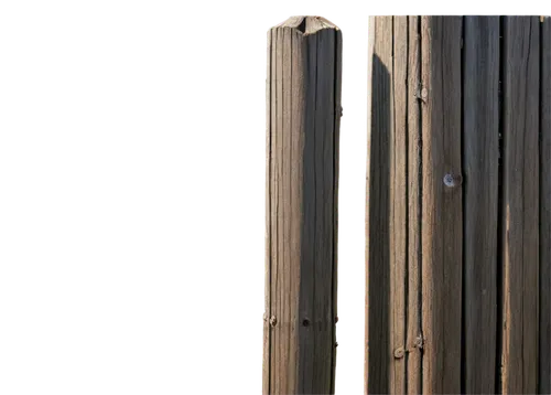 Wooden fence post, rustic, weathered, vertical, rough texture, brown color, metal cap, rusty, worn-out, solitary, morning dew, soft sunlight, shallow depth of field, 3/4 composition, natural lighting.