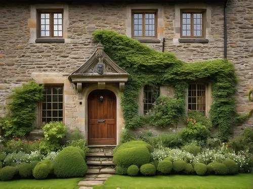 country cottage,cottage garden,stone house,miniature house,cotswolds,houseleek,beautiful home,garden door,witch's house,garden elevation,country house,landscaper,landscapers,dandelion hall,green garden,home landscape,landscaped,the threshold of the house,nestled,maison,Art,Classical Oil Painting,Classical Oil Painting 26