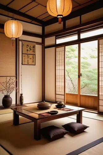 japanese-style room,ryokan,tatami,ryokans,chanoyu,tea ceremony,teahouse,dojo,japanese zen garden,japanese style,teahouses,zazen,zen garden,shoin,tomsen,japanese art,zendo,japanese culture,japanese patterns,japon,Art,Classical Oil Painting,Classical Oil Painting 12