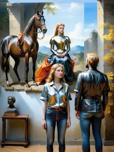 cuirassiers,cuirasses,joan of arc,cuirassier,hessians,centaurs,Art,Classical Oil Painting,Classical Oil Painting 05