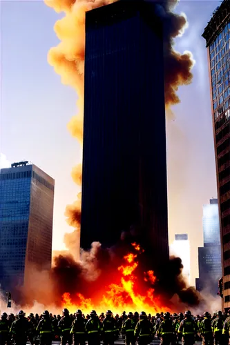 fire disaster,september 11,detonation,explosion destroy,terrorist attack,terrorist attacks,city in flames,the conflagration,apocalyptic,explosions,burn down,fire in houston,bombing,burning of waste,conflagration,burned down,wtc,explosion,sweden fire,high-rises,Illustration,Retro,Retro 07