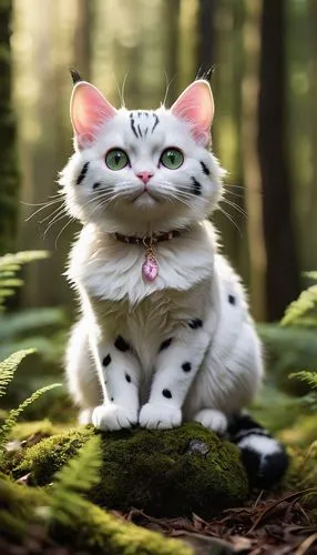 doll cat,japanese bobtail,cute cat,calico cat,cartoon cat,blossom kitten,lucky cat,american shorthair,napoleon cat,cat kawaii,flower cat,porcelaine,breed cat,perched on a log,cat image,chinese pastoral cat,tiger cat,cat warrior,funny cat,forest animal,Illustration,Children,Children 04