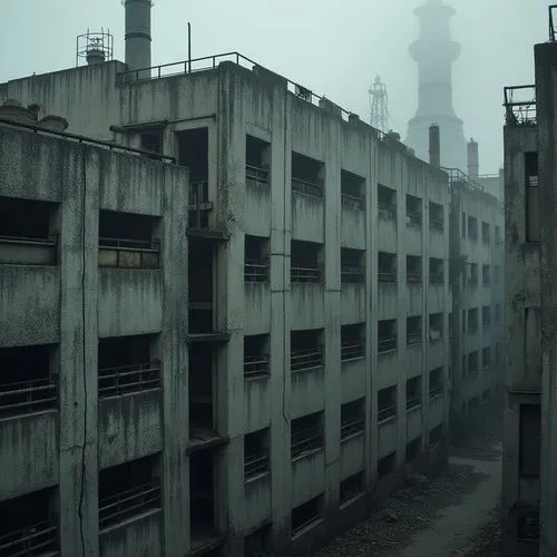 kowloon city,industrial landscape,scampia,empty factory,kowloon,industrial ruin,shangai,industrialism,chemical plant,post-apocalyptic landscape,shenzhen,factory chimney,urban landscape,factories,industrialised,industrialization,industrial plant,industrial area,shanghai,abandoned factory,Photography,General,Realistic