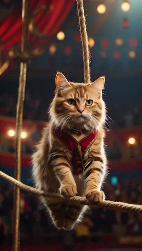 circus animal,circus show,circus,flying trapeze,ringmaster,trapeze,circus tent,oktoberfest cats,hanging cat,circus aerial hoop,tightrope walker,static trapeze,cat warrior,napoleon cat,vintage cat,tightrope,circus stage,rope climbing,cirque,catwalk