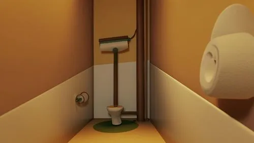 Footage of an old dark toilet. toilet paper roll on the left side,cinema 4d,room door,door lock,3d render,deadbolts,keyhole,fridge lock,door handle,doorknob,3d rendered,doorframe,doorbell,doorknobs,do