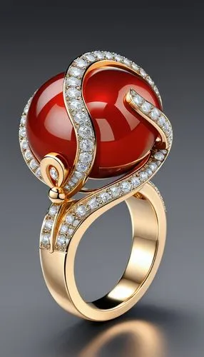 fire ring,carnelian,mouawad,ring with ornament,agate carnelian,ring jewelry,chaumet,circular ring,colorful ring,wedding ring,vahan,anello,golden ring,diamond ring,goldsmithing,ringen,ring,finger ring,gemology,jewellers,Unique,3D,3D Character