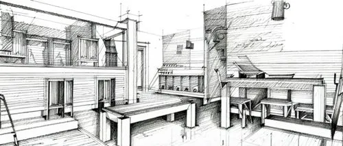 house drawing,japanese architecture,kirrarchitecture,architect plan,core renovation,wooden houses,line drawing,archidaily,tenement,elphi,apartment house,3d rendering,wireframe graphics,stilt houses,an