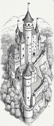 medieval castle,knight's castle,templar castle,castle complex,castle keep,castleguard,castle,castle of the corvin,castel,forteresse,castlelike,castles,castletroy,new castle,waldeck castle,castling,peter-pavel's fortress,pinecastle,fortresses,bethlen castle,Illustration,Black and White,Black and White 32