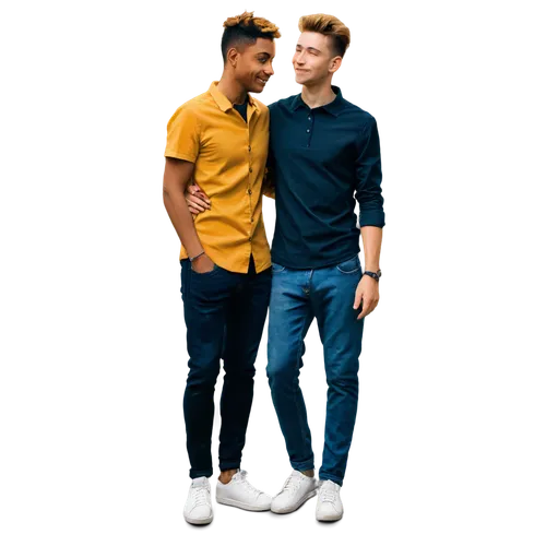 lilo,png transparent,men clothes,men's wear,boys fashion,gay couple,polo shirts,cutout,jeans background,superfruit,gay love,transparent background,mirroring,models,cutouts,png image,advertising clothes,photo shoot for two,yellow background,partnerlook,Art,Artistic Painting,Artistic Painting 51