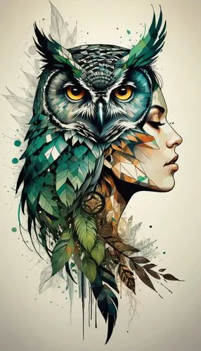 owl art,couple boy and girl owl,owl background,owl nature,owl-real,owls,owl,birds of prey,birds of prey-night,wild birds,sparrow owl,flower and bird illustration,hedwig,fantasy art,eagle illustration,bird bird-of-prey,aves,illustrator,songbirds,owl pattern,Illustration,Paper based,Paper Based 13